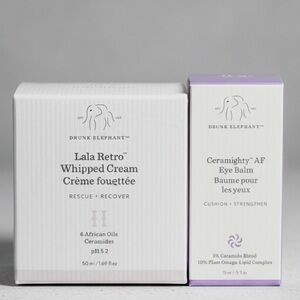 🆕 DRUNK ELEPHANT DUO - Lala Retro Whipped Cream and Ceramighty AF Eye Balm